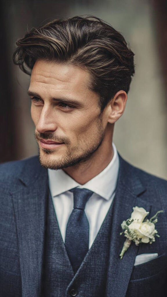 13 groom hairstyles for wedding that look 10