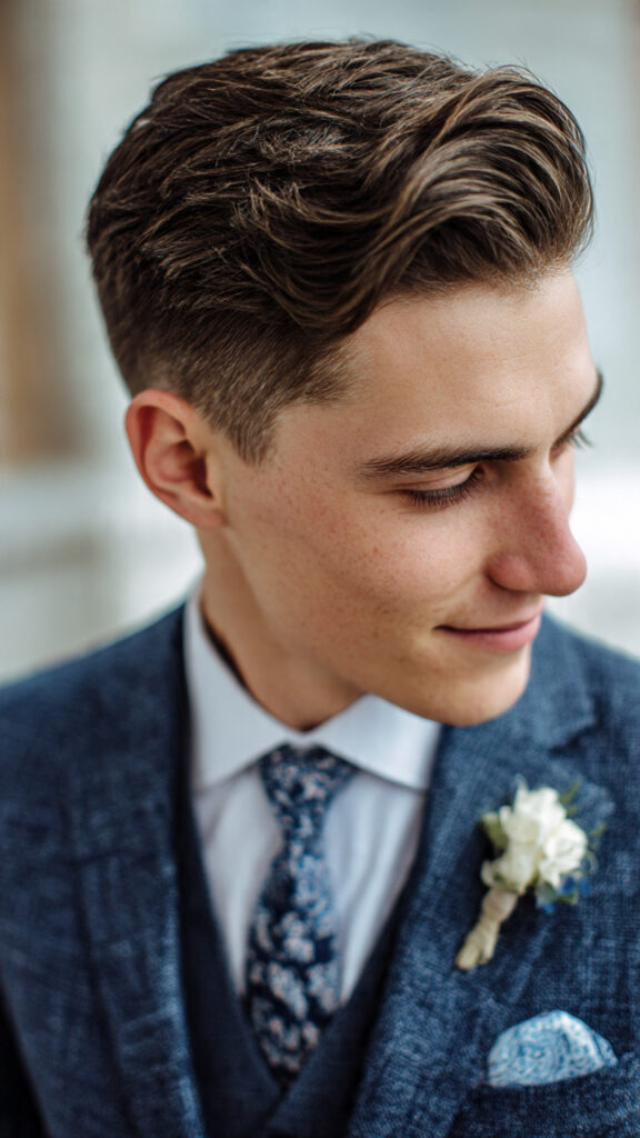 13 groom hairstyles for wedding that look 2
