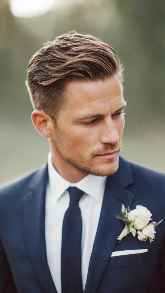 13 groom hairstyles for wedding that look 4