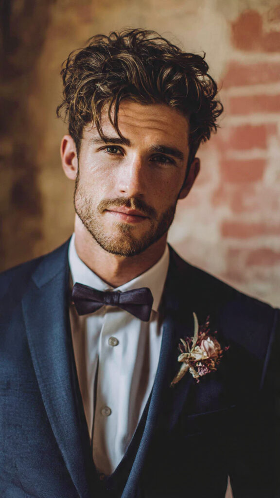 13 groom hairstyles for wedding that look 7
