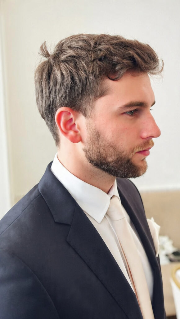 15 groom hairstyles with beard for the 4