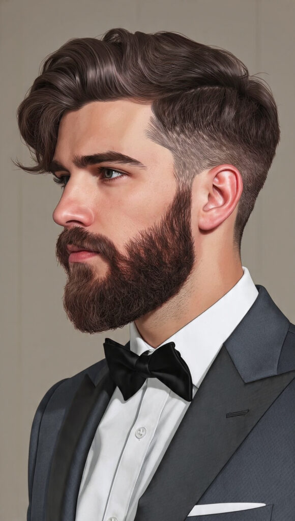 15 groom hairstyles with beard for the 9