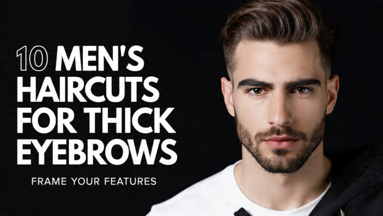 10 Men’s Hairstyles That Highlight Thick Eyebrows