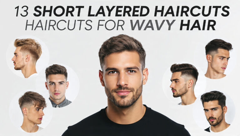 13 Short Layered Haircuts for Men with Wavy Hair