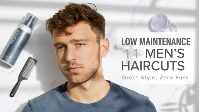 11 Low Maintenance Haircuts for Men with Great Style