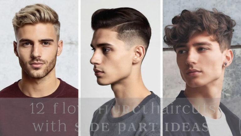 12 Flow Haircuts with Side Part Ideas for a Cool Finish
