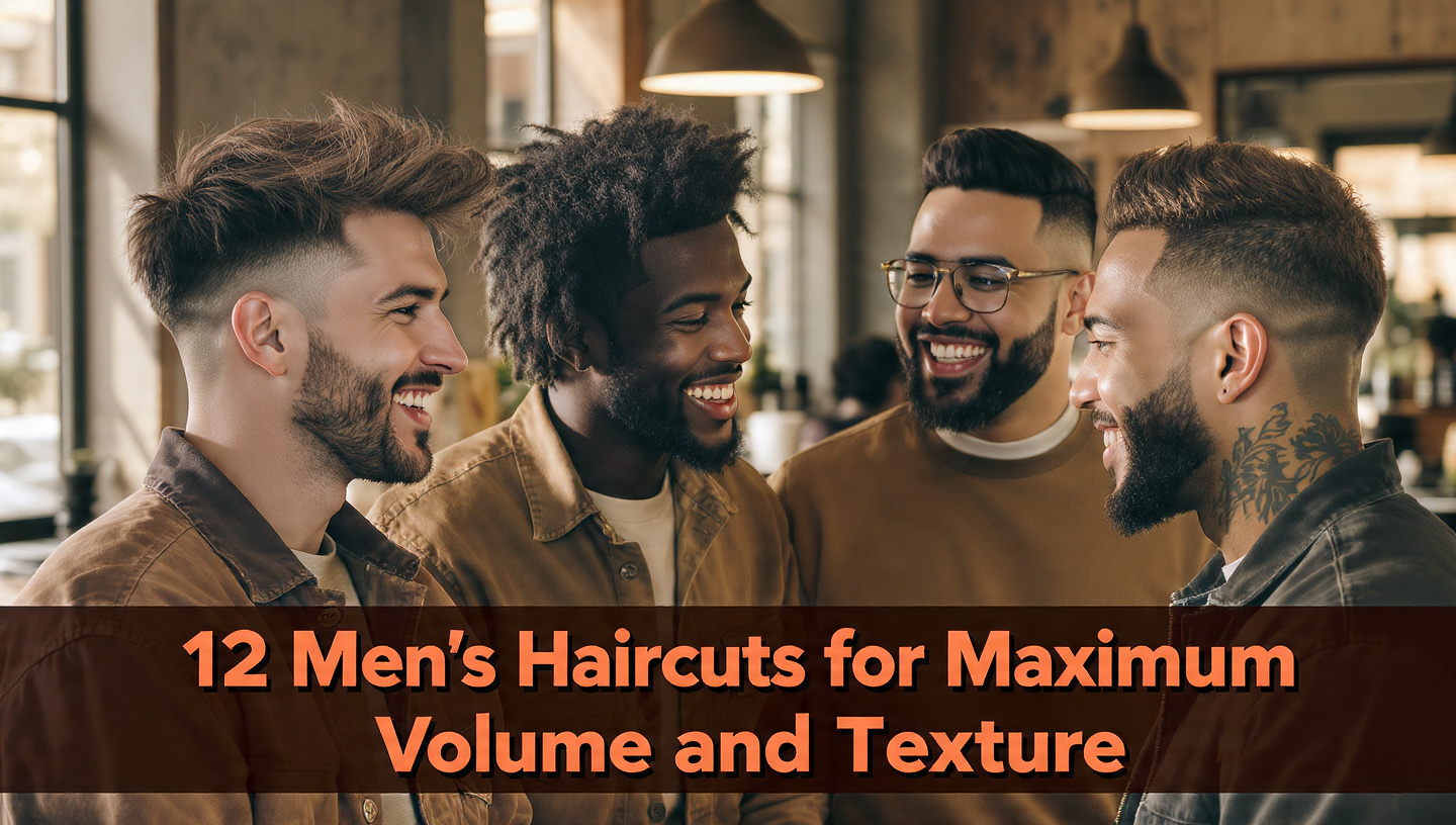 12 Men’s Haircuts for Maximum Volume