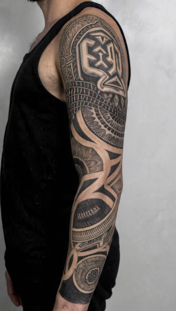 men s tattoo sleeve ideas that tell a 1