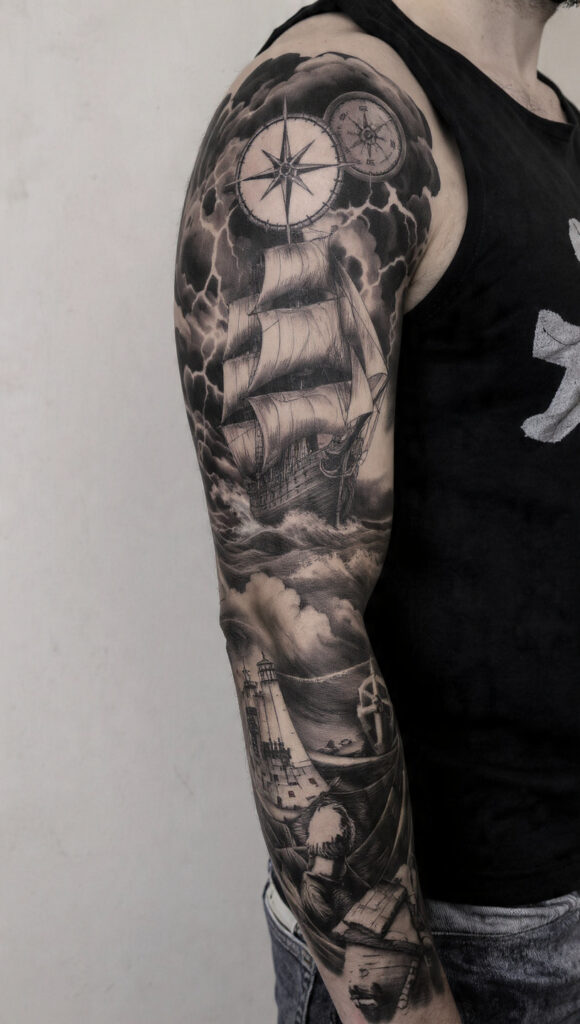 men s tattoo sleeve ideas that tell a 4