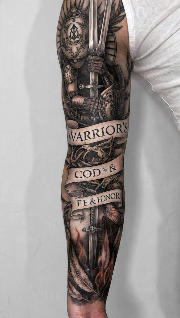 men s tattoo sleeve ideas that tell a 6