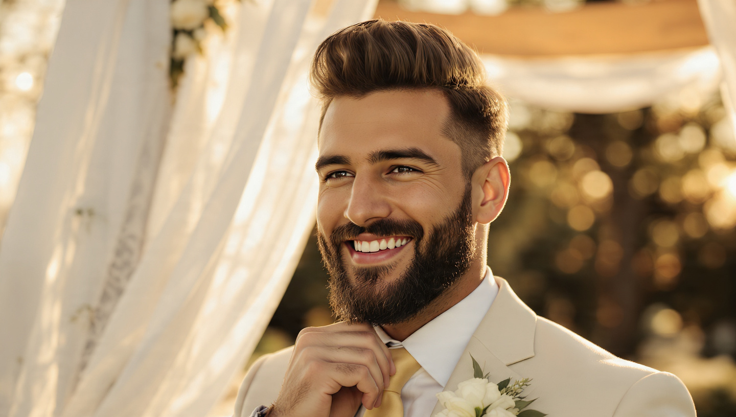 15 Groom Hairstyles with Beard for the Big Day