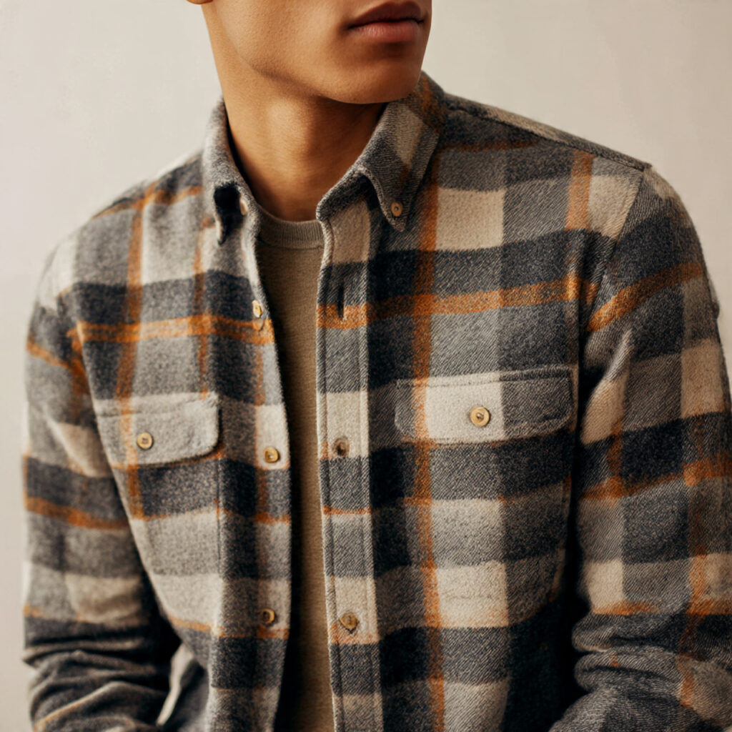 the comfortable flannel shirt