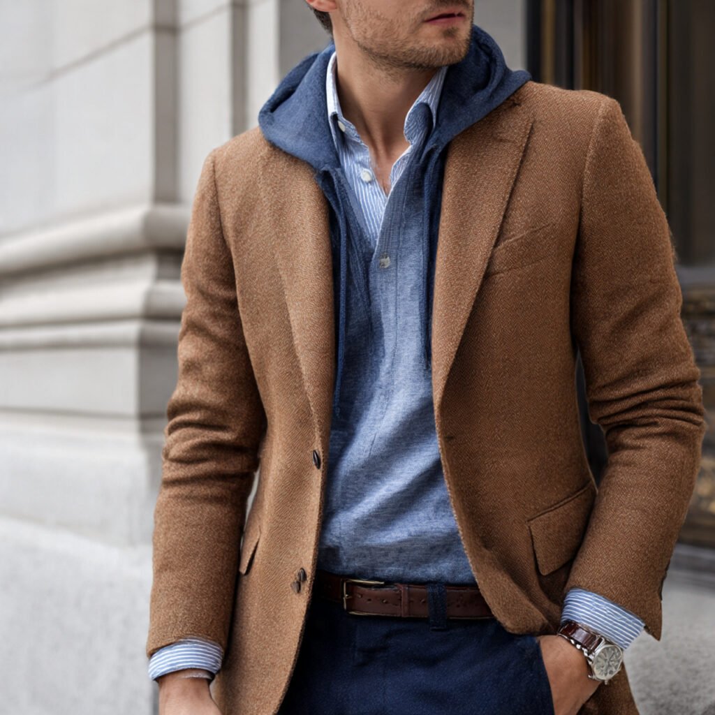 the elevated hoodie sport coat men s fall