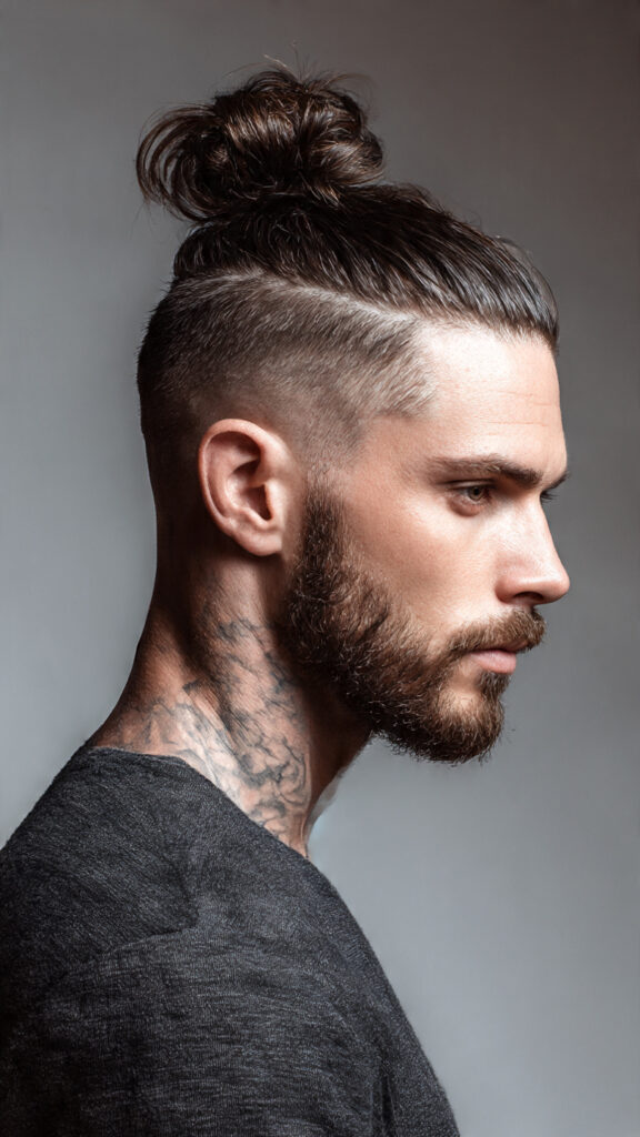 the polished undercut top knot hairstyle the polished undercut top knot hairstyle