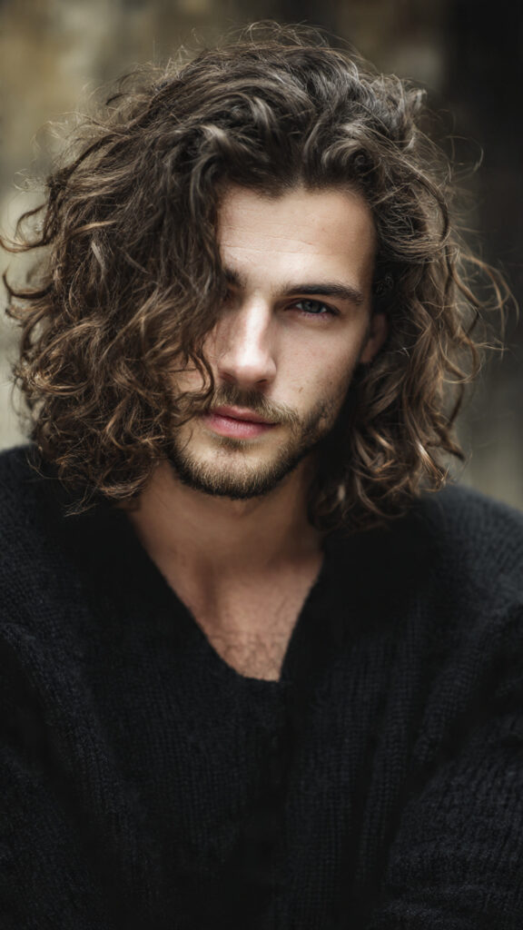 the romantic flowing locks hairstyle of men the romantic flowing locks hairstyle of men