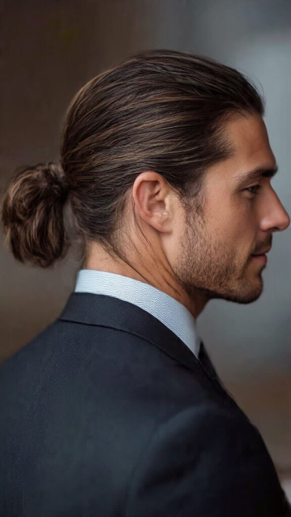 the sleek low ponytail groom hairstyles for long the sleek low ponytail groom hairstyles for long
