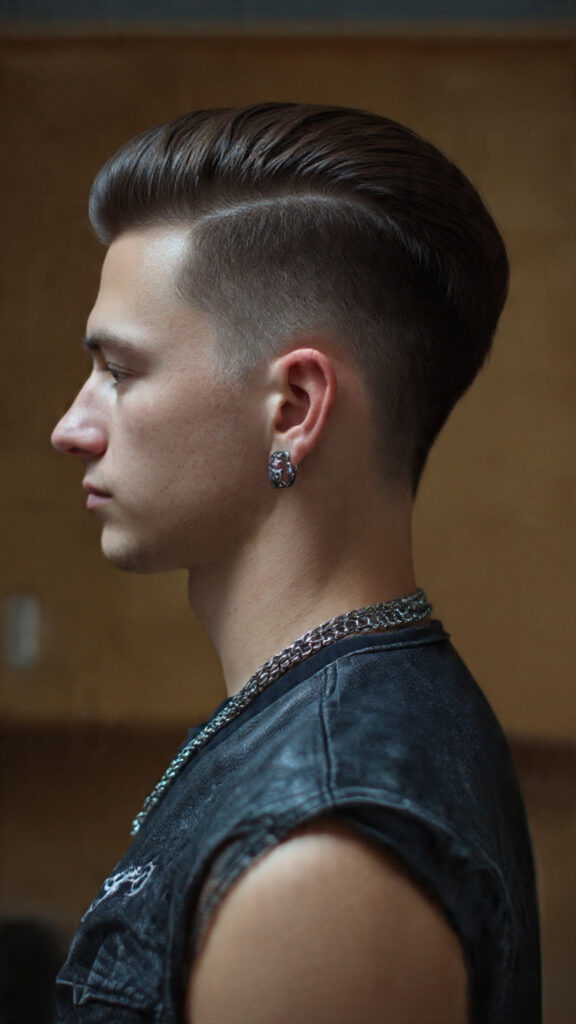 the slicked back undercut