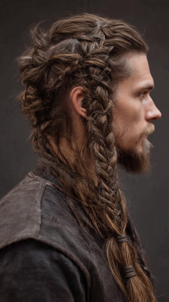 the textured viking braid hairstyle of the textured viking braid hairstyle of