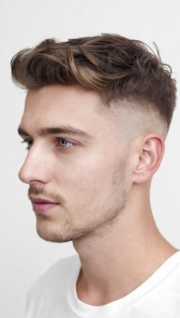 hairstyles for men with narrow faces the