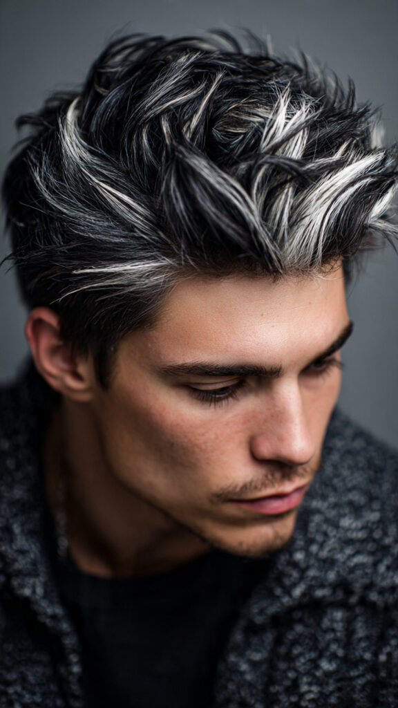 men s hair highlight ideas that add dimension 11