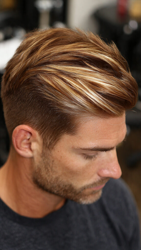 men s hair highlight ideas that add dimension 12