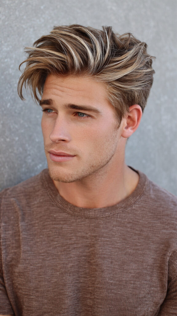 men s hair highlight ideas that add dimension 14