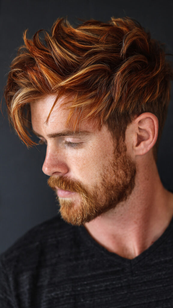 men s hair highlight ideas that add dimension 15