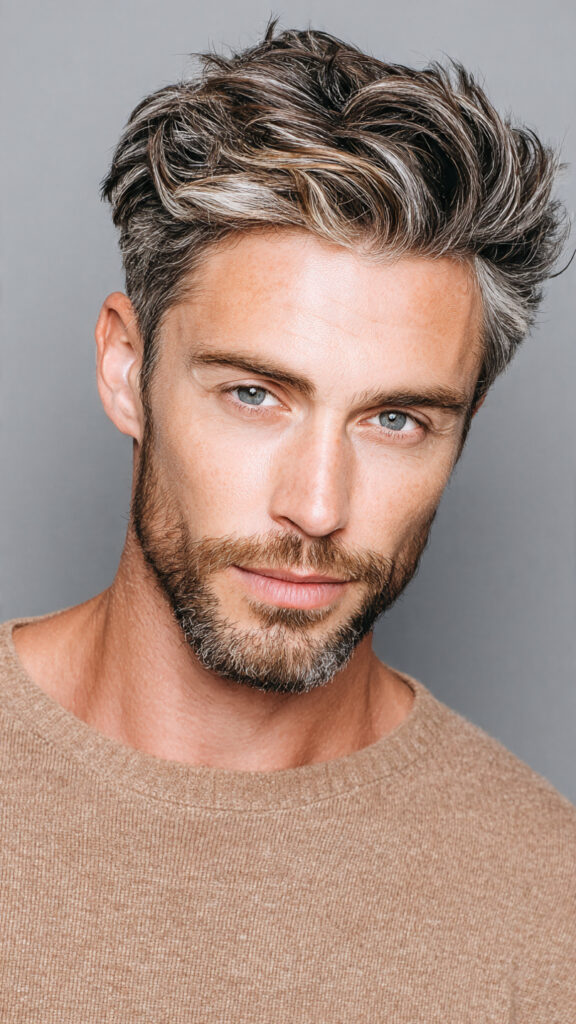 men s hair highlight ideas that add dimension 16
