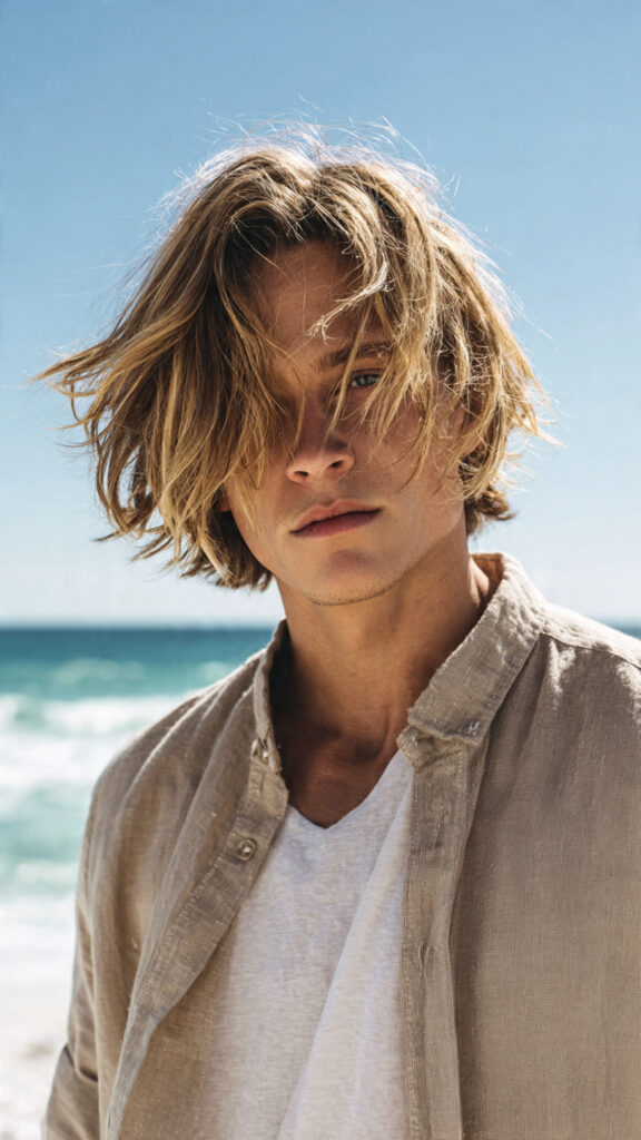 men s hair with a subtle upgrade bronzed