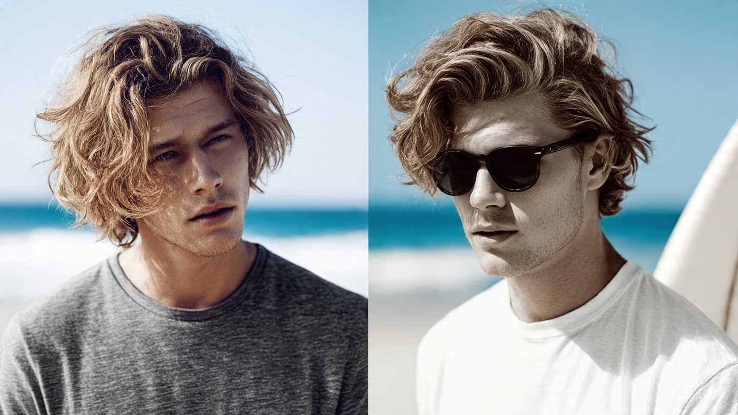 15 Men’s Surfer Hairstyles with Beach Vibes