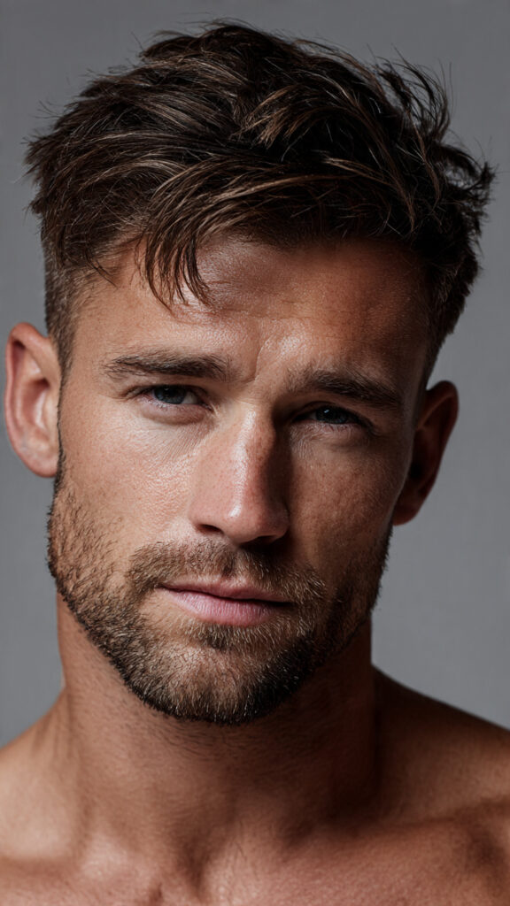 photorealistic portrait of a handsome man with 3