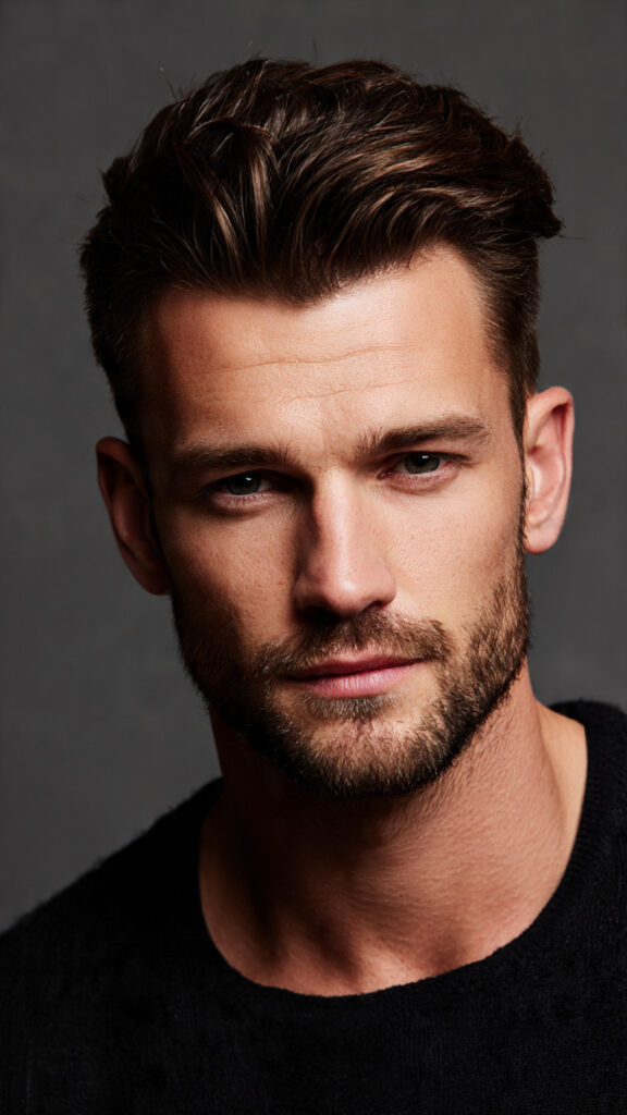 photorealistic portrait of a handsome man with