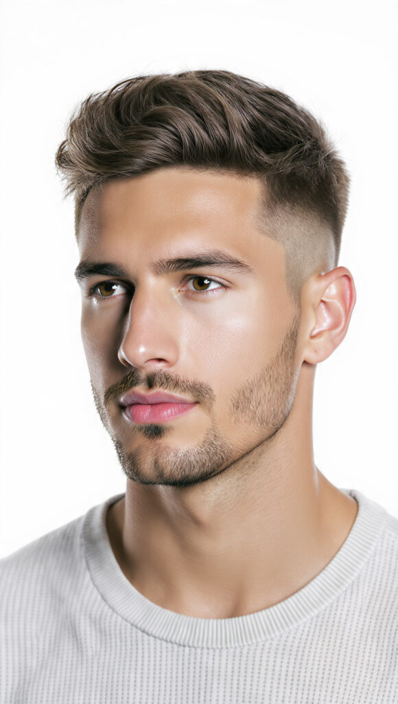 photorealistic portrait of a handsome man with 8