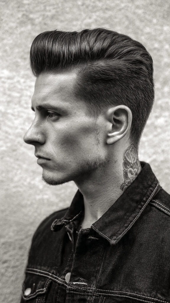 the classic pompadour