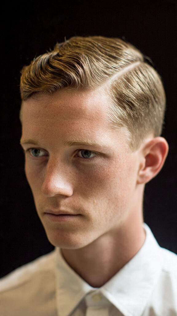 the classic side parted comb over the classic side parted comb over