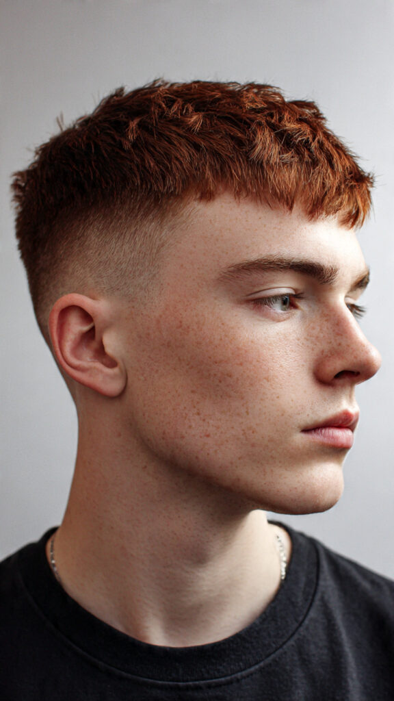 the classic textured crop with skin fade