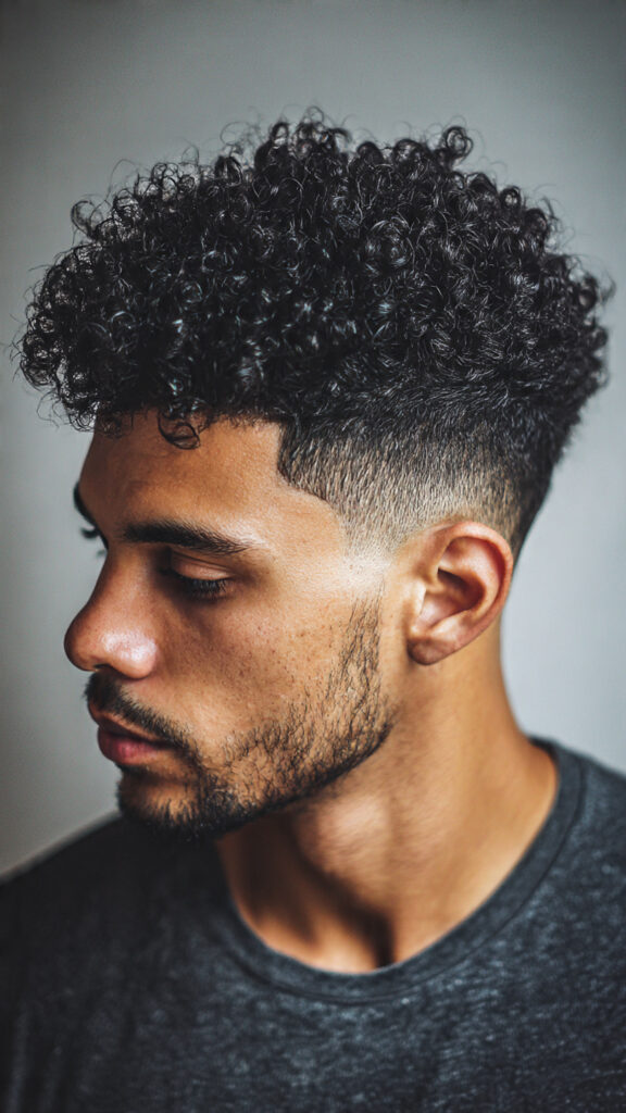 the curly top with a disconnected skin