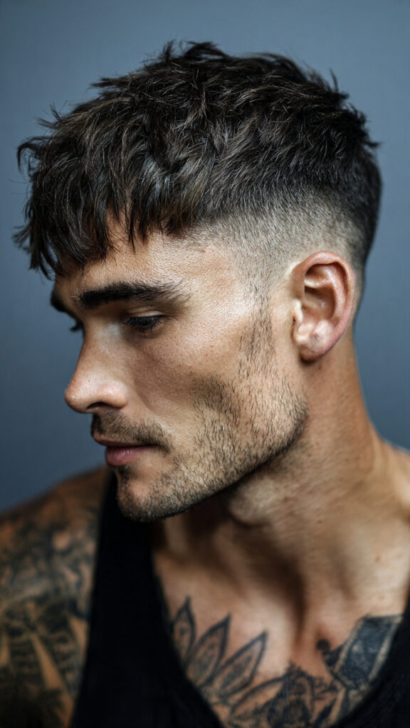 the french crop with a taper the french crop with a taper