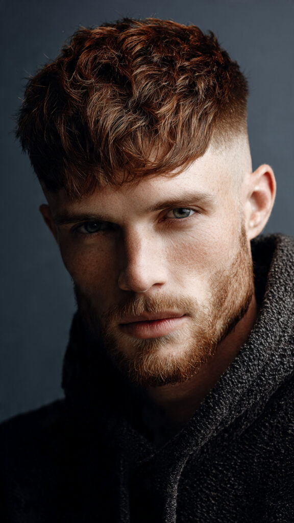 the textured fringe with a low fade